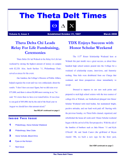 The Theta Delt Times