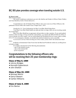 Congratulations to the following officers who will