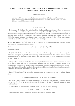 A SMOOTH COUNTEREXAMPLE TO NORI`S CONJECTURE ON