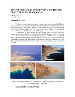 pumped storage in association with the red sea