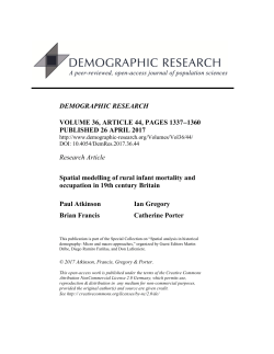 Full Text  - Demographic Research