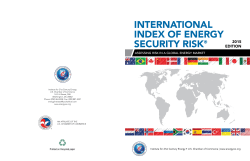 international index of energy security risk