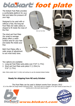 New Product- Foot Plate.pub - Australian Blokart Association