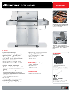 S-320&trade; GAS GRILL