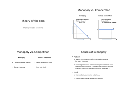 monopoly equilibrium