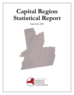 Capital Region Statistical Report
