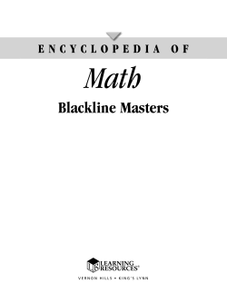 Blackline Masters