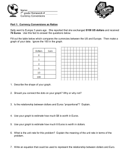 Name: 7 grade Homework # Currency Conversions Part 1: Currency