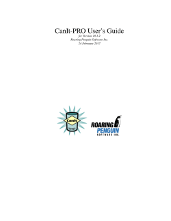 CanIt-PRO User`s Guide