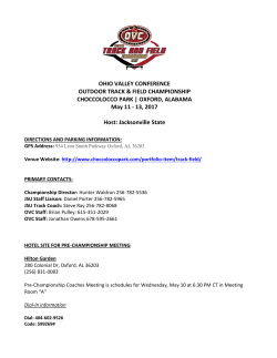 Meet information sheet