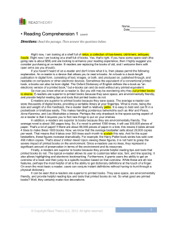 Passage 1 - English for Everyone