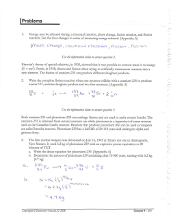 5b Mass Energy Equivalence (Fission and Fusion) pg 330 to