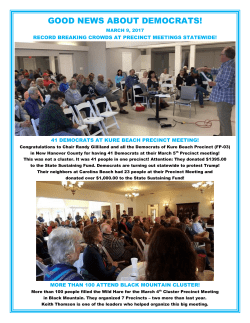 to read the Good News - North Carolina Democratic Party