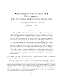 Obsolescence, Uncertainty, and Heterogeneity