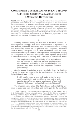 government centralization in late second and third century ad asia