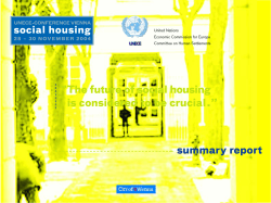 The future of social housing is considered to be crucial.