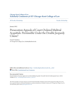 Prosecution Appeals of Court-Ordered Midtrial Acquittals