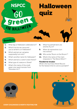 Halloween quiz