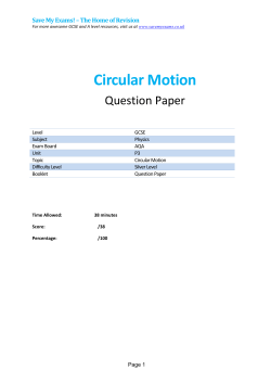 Circular Motion - SAVE MY EXAMS!