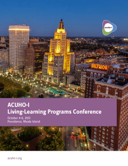 ACUHO-I Living-Learning Programs Conference