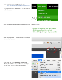 Printing slides saved as pdf files
