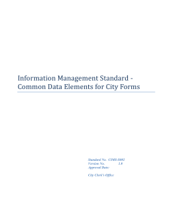 Information Management Standard
