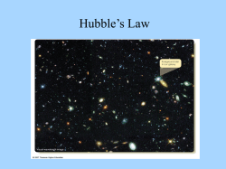 Hubble`s Law