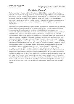 How is Britain Changing?