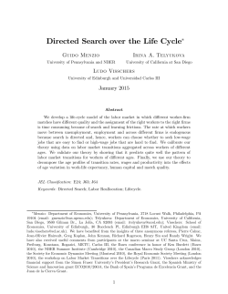 Directed Search over the Life Cycle