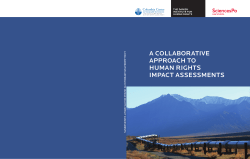 a collaborative approach to human rights impact assessments