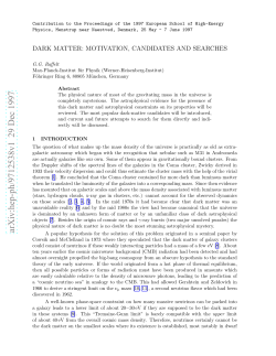 DARK MATTER: MOTIVATION, CANDIDATES AND SEARCHES