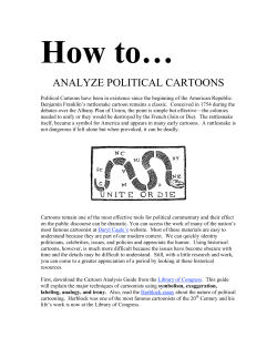 analyze political cartoons - Roadmap to Last Best Hope