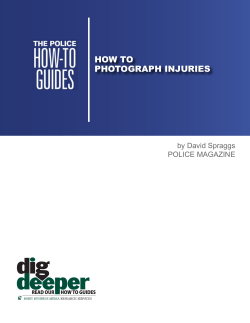 how to photograph injuries