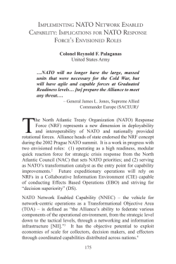 Implementing NATO Network Enabled Capability