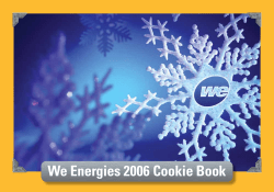 We Energies 2006 Cookie Book