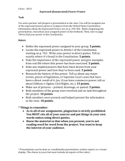Expressed Powers Project