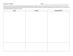 US History 1: XYX Affair Name: Directions: Create a Comic strip that