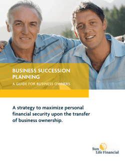 business succession planning