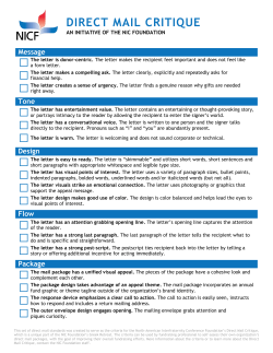 Direct Mail Campaigns