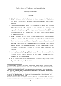 transcript - King`s College London