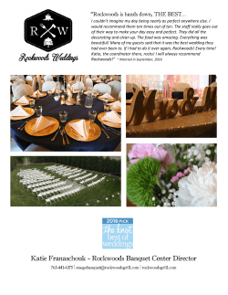 Rockwoods Weddings