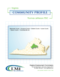 Thomas Jefferson PDC Virginia