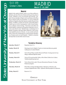 madrid - SUNY Oswego