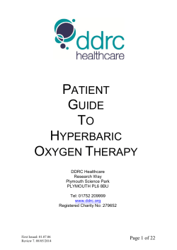 patient guide hyperbaric oxygen therapy