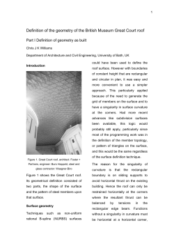 Definition of the Geometry of the British Museum