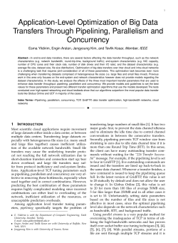 Application-Level Optimization of Big Data Transfers