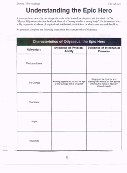 Understanding the Epic Hero