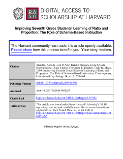 STAR CEP manuscript 053009 - Digital Access to Scholarship at