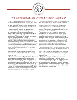 Will Taxpayers Get Their Overpaid Property Taxes Back?