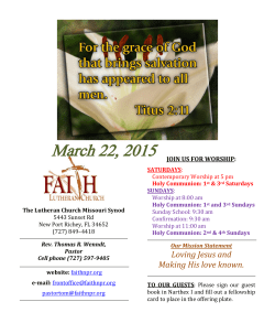 A Measure Of Our Devotion: Attendance at worship services last